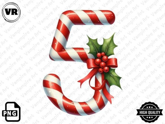 Download Holiday Typeface and Number Clipart PNG - Holiday Collection