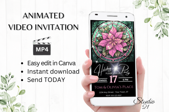 Download Christmas Holiday Party Invitation - Holiday Collection