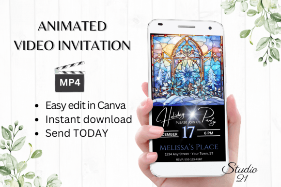 Download Animated Holiday Party Invitation - Holiday Collection