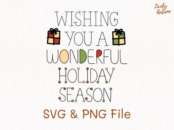 Download Wonderful Holiday Season Lettering - Holiday Collection