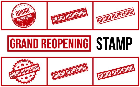Download Grand Reopening Stamp - Grand Collection