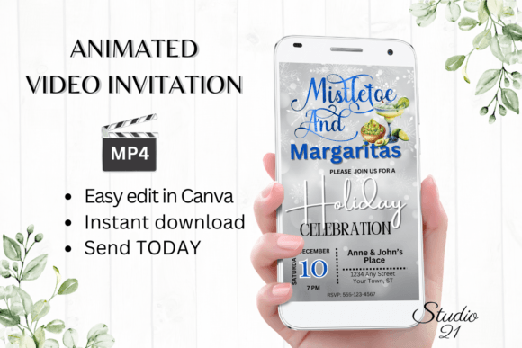 Download Christmas Holiday Party Evite - Holiday Collection
