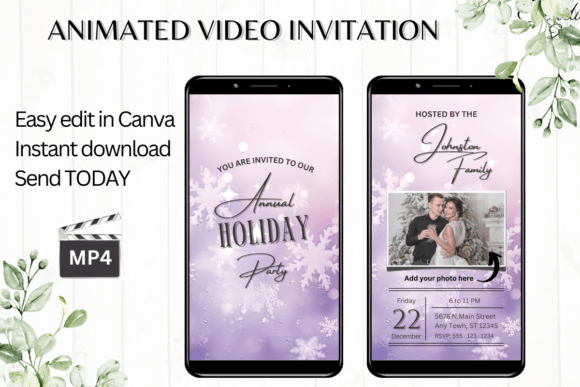 Download Christmas Holiday Party Invite - Holiday Collection