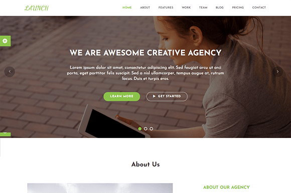 Download Launch Digital Agency Website Template - Premium Bundle