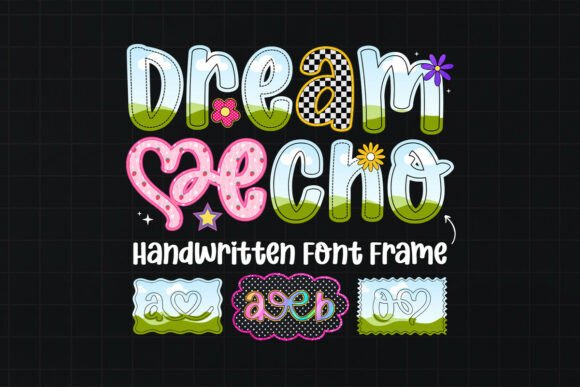 Download Dream Echo Canva Font Frame Template - Canva font Collection