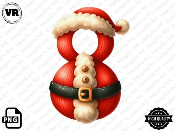 Download Holiday Typeface and Number Clipart PNG - Holiday Collection